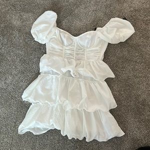 Pretty Little Thing; Size- Small Color- White Use- Never Worn